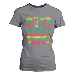 Juneteenth 1865 Independence Day T Shirt For Women TS01 Charcoal Print Your Wear