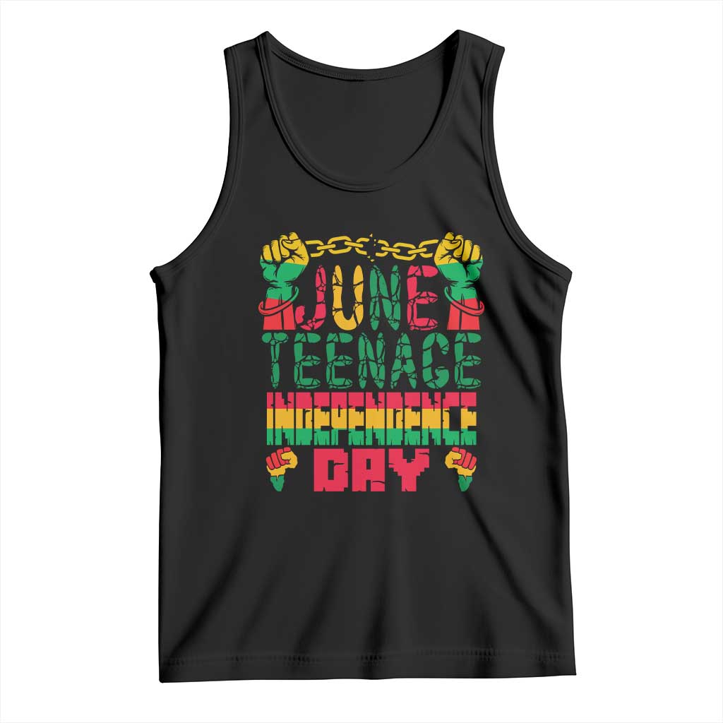 Juneteenth 1865 Independence Day Tank Top TS01 Black Print Your Wear
