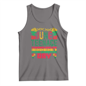 Juneteenth 1865 Independence Day Tank Top TS01 Deep Heather Print Your Wear