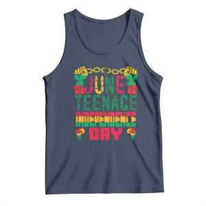 Juneteenth 1865 Independence Day Tank Top TS01 Navy Print Your Wear