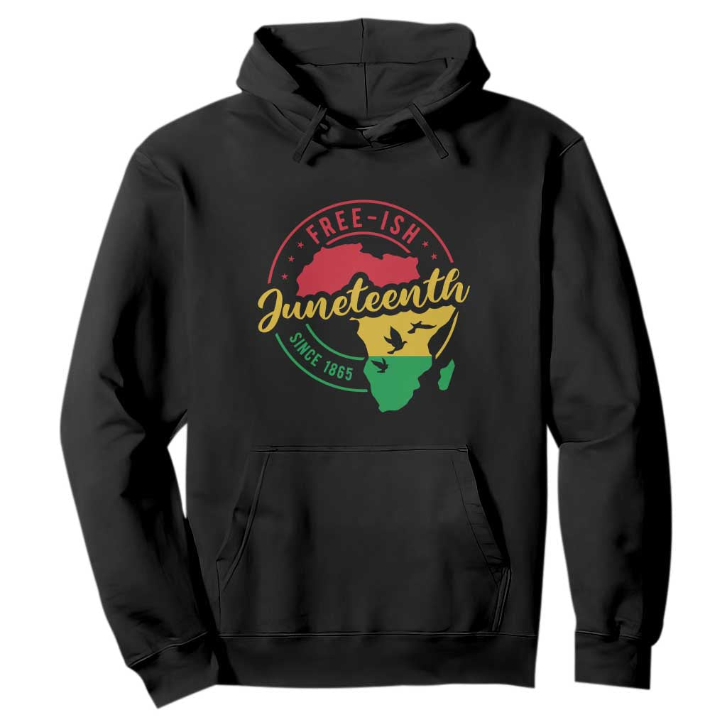 Free-ish Juneteenth Since 1865 Hoodie TS01 Black Printyourwear
