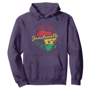 Free-ish Juneteenth Since 1865 Hoodie TS01 Purple Printyourwear