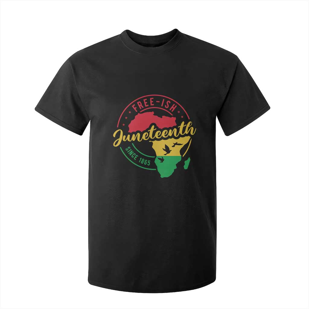Free-ish Juneteenth Since 1865 T Shirt For Kid TS01 Black Print Your Wear