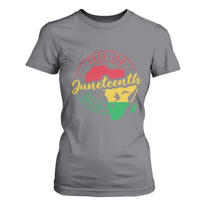 Free-ish Juneteenth Since 1865 T Shirt For Women TS01 Charcoal Print Your Wear