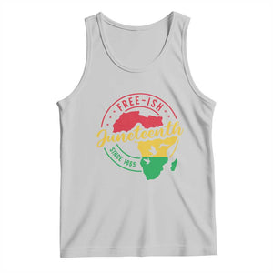Free-ish Juneteenth Since 1865 Tank Top TS01 Ash Print Your Wear