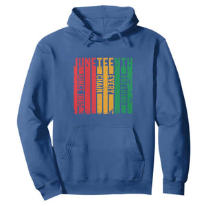 1865 Hoodie Juneteenth Breaking Every Chain TS01 Royal Blue Printyourwear