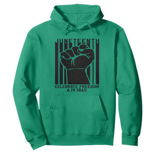 Happy Juneteenth Independence Hoodie TS01 Irish Green Printyourwear