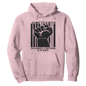 Happy Juneteenth Independence Hoodie TS01 Light Pink Printyourwear