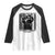 Juneteenth 1865 Independence Raglan Shirt Celebrate Freedom Raised Fist TS01 White Black Print Your Wear