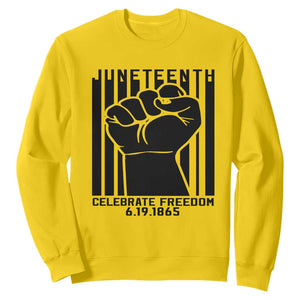 Happy Juneteenth Independence Sweatshirt TS01 Daisy Printyourwear