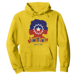Juneteenth for Women Hoodie Celebrating Black Freedom Day 1865 TS01 Daisy Printyourwear