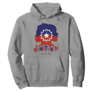 Juneteenth for Women Hoodie Celebrating Black Freedom Day 1865 TS01 Sport Gray Printyourwear