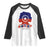 Juneteenth Flag Raglan Shirt Celebrating Black Freedom Day 1865 TS01 White Black Print Your Wear