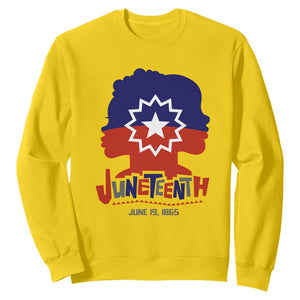 Juneteenth for Women Sweatshirt Celebrating Black Freedom Day 1865 TS01 Daisy Printyourwear