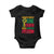 Emancipation Day Baby Onesie Juneteenth Black American Freedom Since 1865 TS01 Black Print Your Wear
