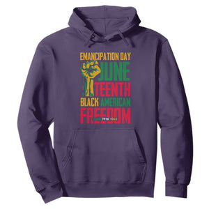 Emancipation Day Hoodie Juneteenth Black American Freedom TS01 Purple Printyourwear