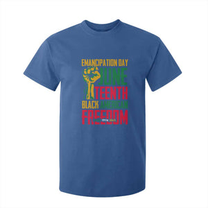 Emancipation Day T Shirt For Kid Juneteenth Black American Freedom Since 1865 TS01 Royal Blue Print Your Wear