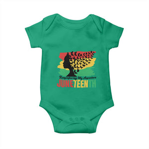 Juneteenth 1865 Baby Onesie Remembering My Ancestors TS01 Irish Green Print Your Wear