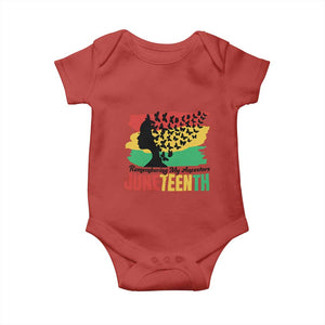 Juneteenth 1865 Baby Onesie Remembering My Ancestors TS01 Red Print Your Wear