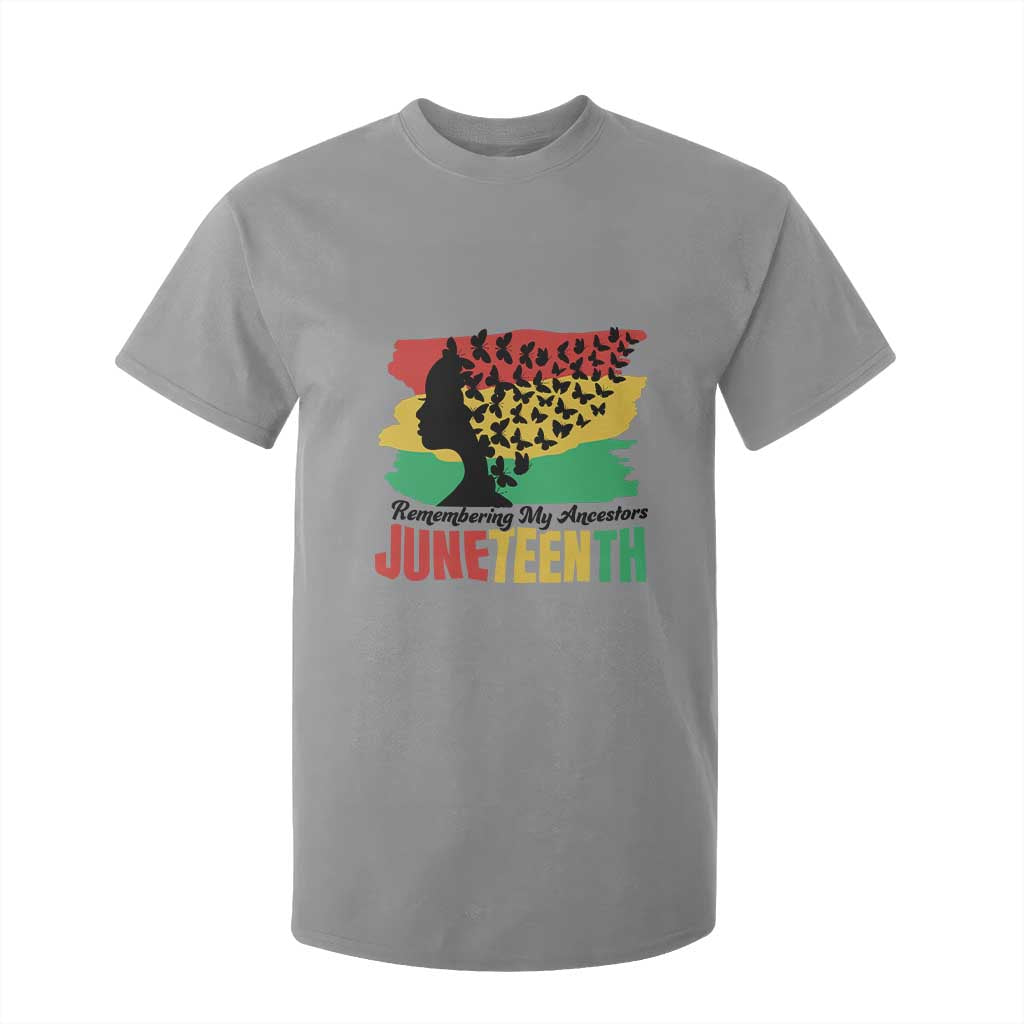 Juneteenth 1865 T Shirt For Kid Remembering My Ancestors TS01 Sport Gray Print Your Wear