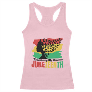 Juneteenth 1865 Racerback Tank Top Remembering My Ancestors TS01 Light Pink Print Your Wear