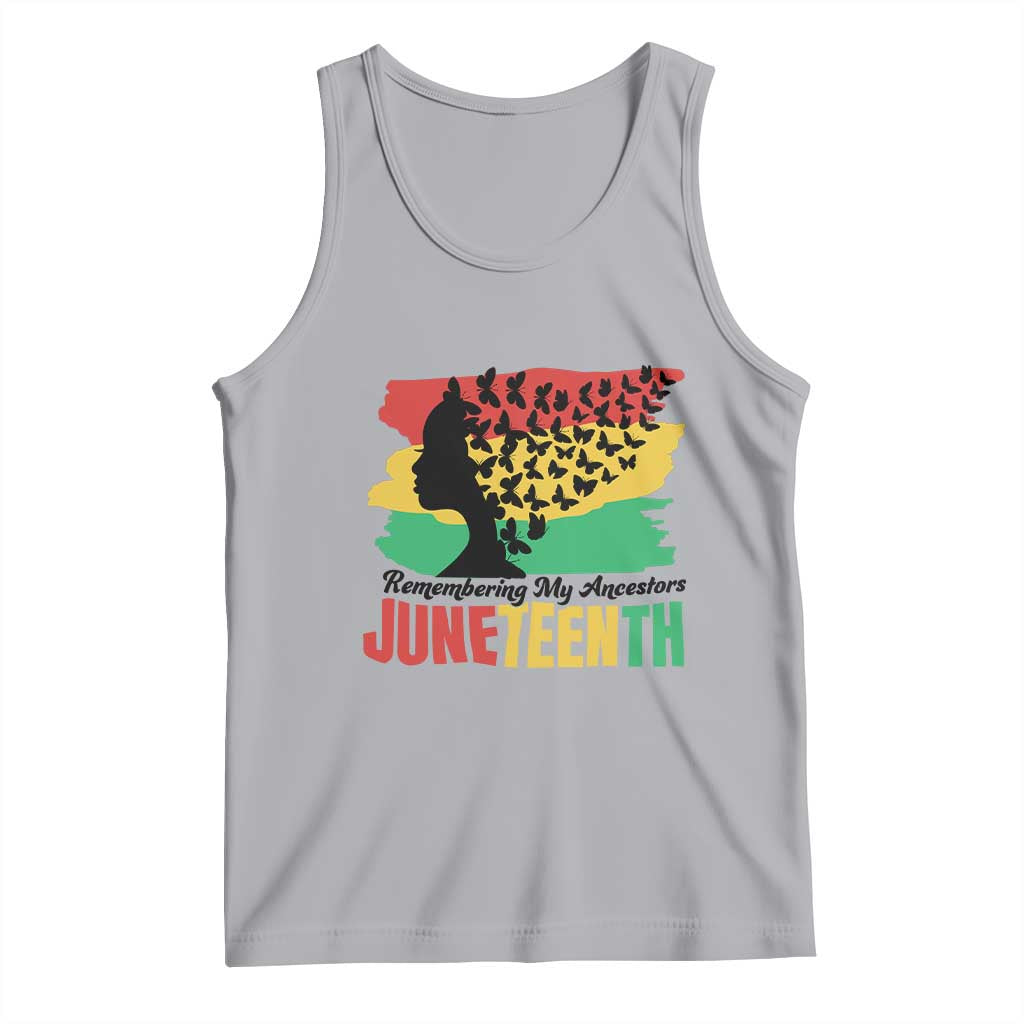 Juneteenth 1865 Tank Top Remembering My Ancestors TS01 Athletic Heather Print Your Wear