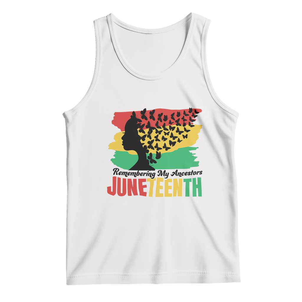 Juneteenth 1865 Tank Top Remembering My Ancestors TS01 White Print Your Wear