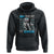 100 Days of School T-Rex Hoodie 100 Days Smarter Celebration TS01 Black Print Your Wear