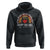 Rainbow 100 Days of School Hoodie Womens Happy 100th Day for Teacher TS01 Black Print Your Wear