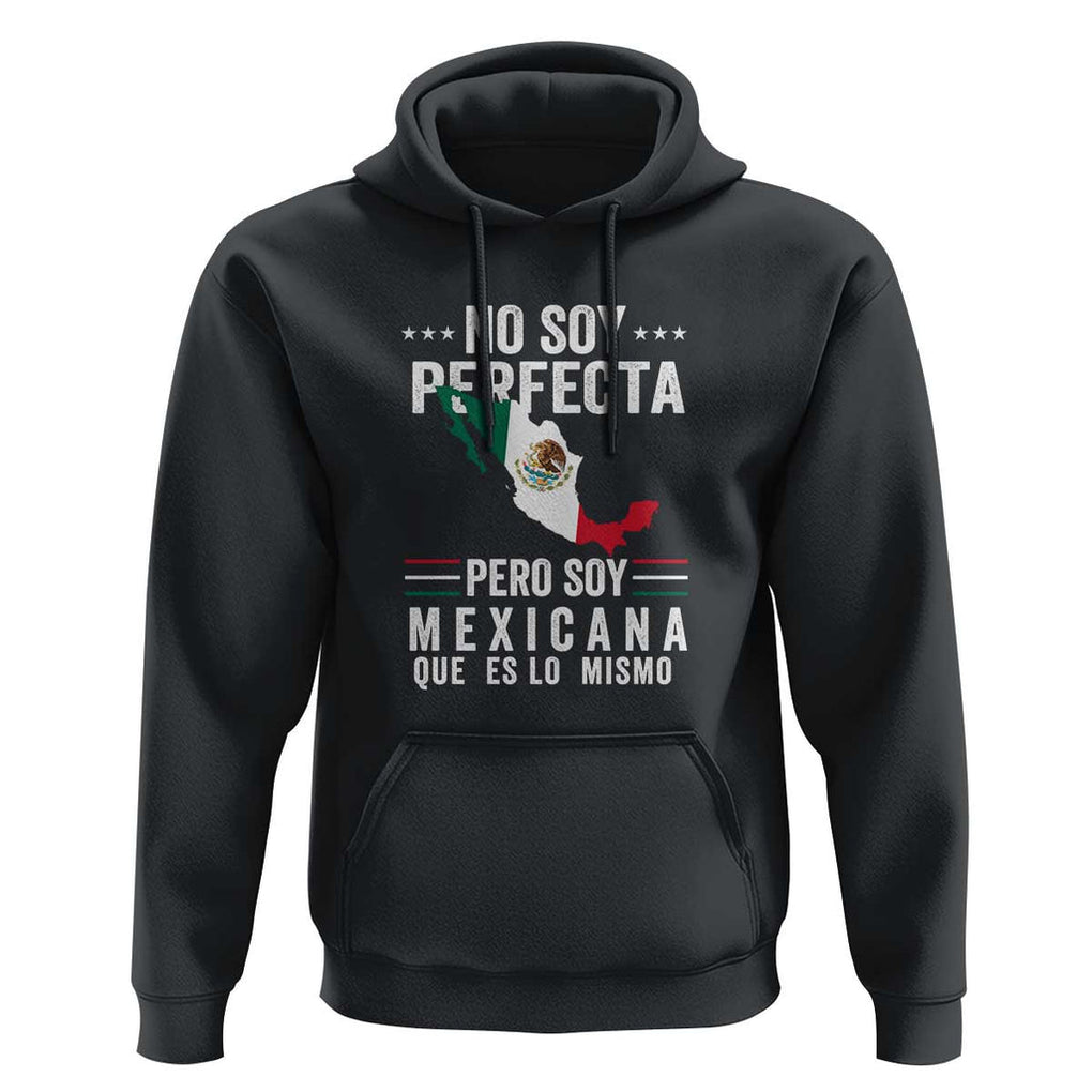 Mexican Flag Mujer Mexicana Hoodie Celebrate Mexico Heritage & Culture TS01 Black Print Your Wear