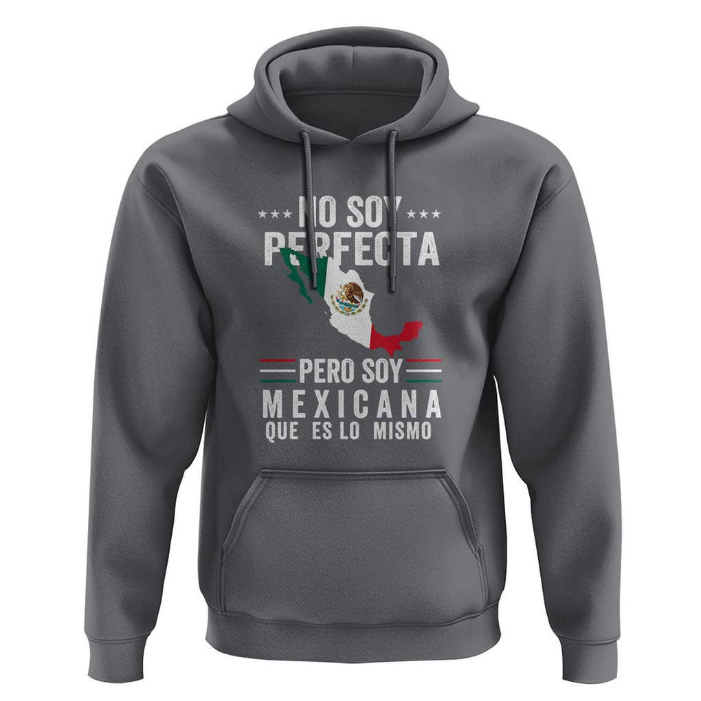 Mexican Flag Mujer Mexicana Hoodie Celebrate Mexico Heritage & Culture TS01 Charcoal Print Your Wear