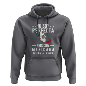 Mexican Flag Mujer Mexicana Hoodie Celebrate Mexico Heritage & Culture TS01 Charcoal Print Your Wear