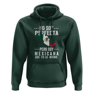 Mexican Flag Mujer Mexicana Hoodie Celebrate Mexico Heritage & Culture TS01 Dark Forest Green Print Your Wear