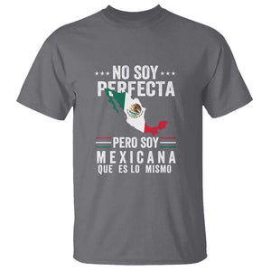 Mexican Flag Mujer Mexicana T Shirt Celebrate Mexico Heritage & Culture TS01 Charcoal Print Your Wear