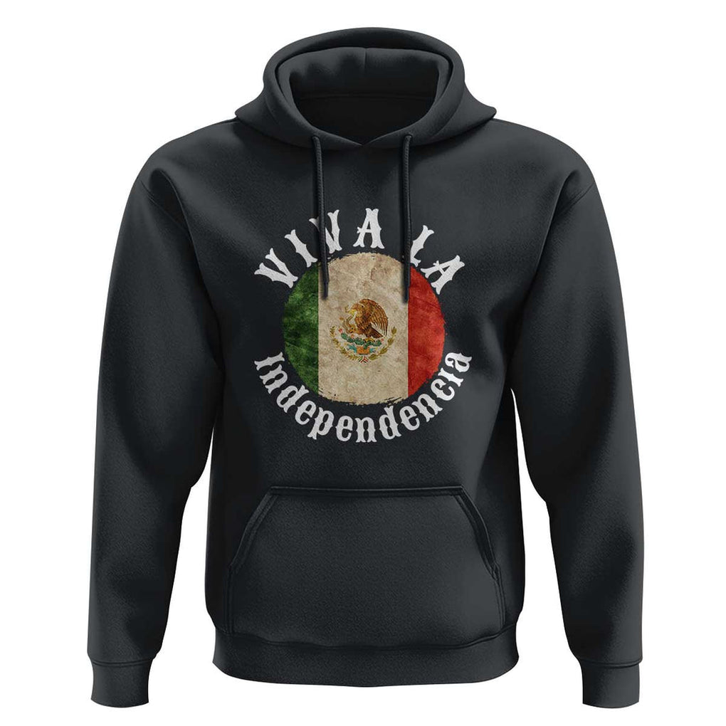 Viva La Independencia Mexico Flag Hoodie Mexican Pride Independence Day TS01 Black Print Your Wear