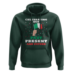 Celebrate Mexican Independence Day Hoodie Mexico Flag Tee for Proud Mexicans TS01 Dark Forest Green Print Your Wear