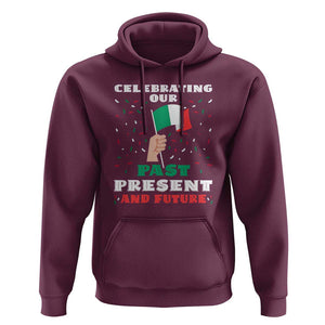 Celebrate Mexican Independence Day Hoodie Mexico Flag Tee for Proud Mexicans TS01 Maroon Print Your Wear