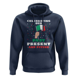Celebrate Mexican Independence Day Hoodie Mexico Flag Tee for Proud Mexicans TS01 Navy Print Your Wear