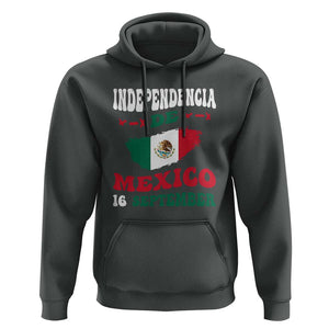 Independencia de Mxico Hoodie Celebrate with Flag & Pride TS01 Dark Heather Print Your Wear