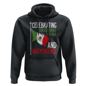 Mexican Flag for Independence Day Hoodie Proudly Display Your Mexican Pride TS01 Black Print Your Wear