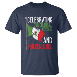 Mexican Flag for Independence Day T Shirt Proudly Display Your Mexican Pride TS01 Navy Print Your Wear