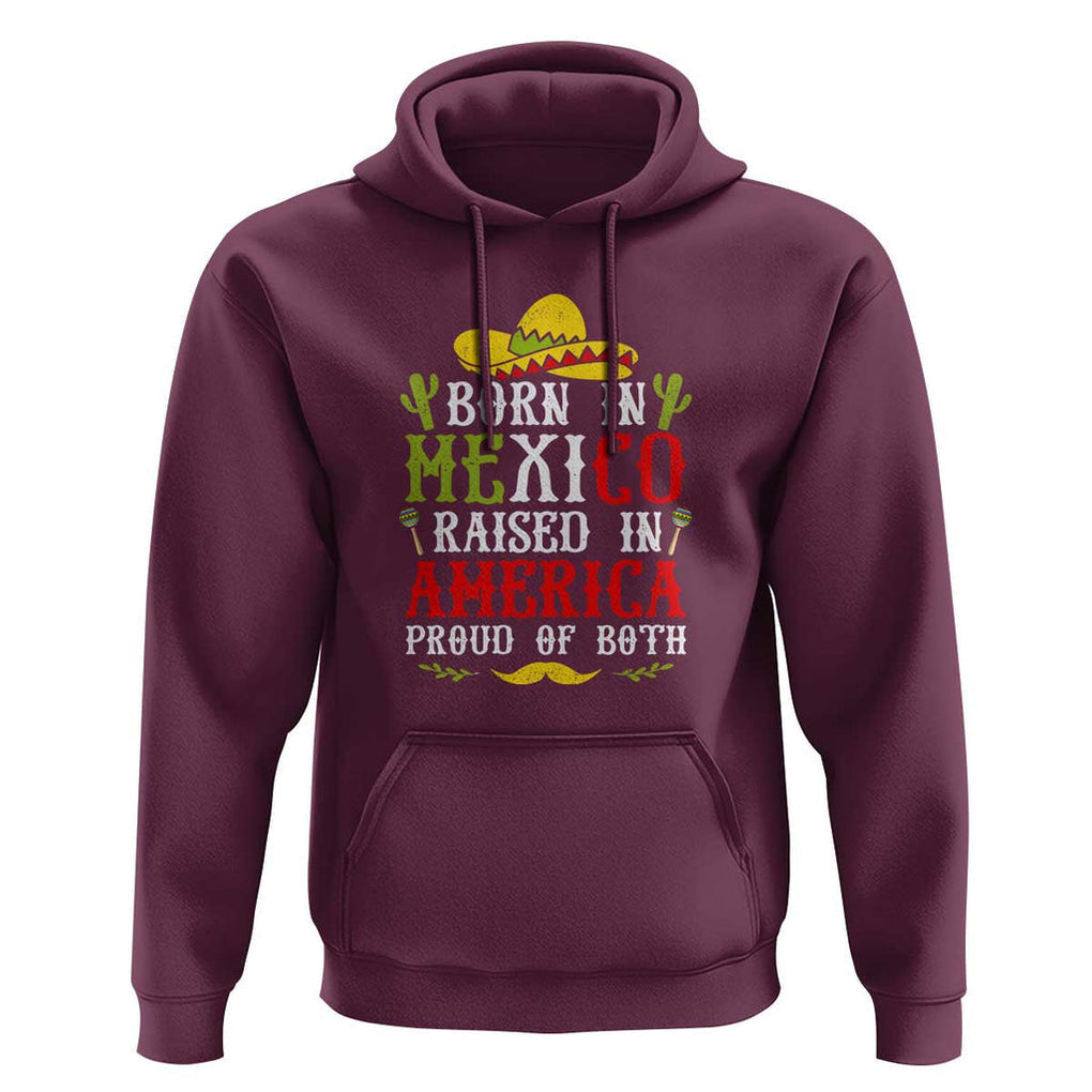 Celebrate Mexican Independence Day in Style Hoodie Mexico Flag Trendy TS01 Maroon Print Your Wear