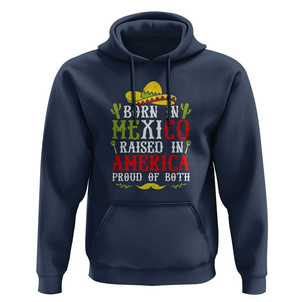 Celebrate Mexican Independence Day in Style Hoodie Mexico Flag Trendy TS01 Navy Print Your Wear