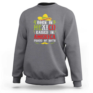 Celebrate Mexican Independence Day in Style Sweatshirt Mexico Flag Trendy TS01 Charcoal Print Your Wear