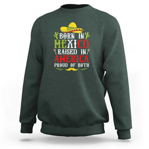 Celebrate Mexican Independence Day in Style Sweatshirt Mexico Flag Trendy TS01 Dark Forest Green Print Your Wear
