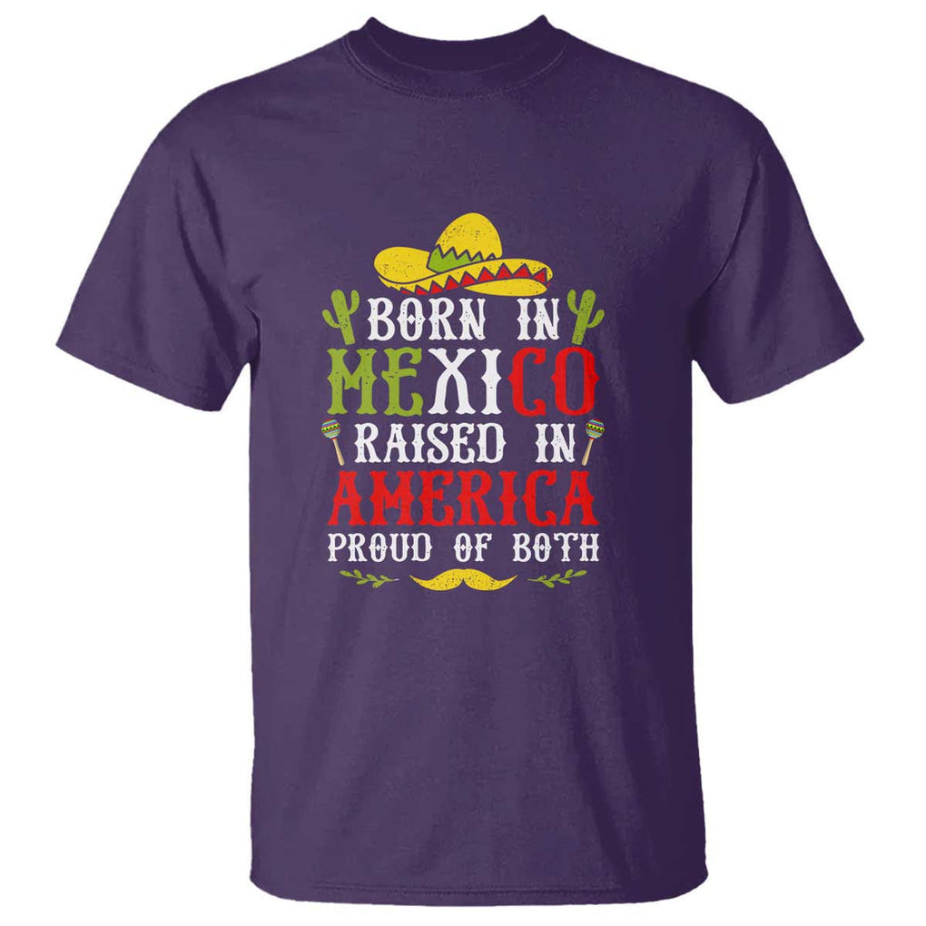 Celebrate Mexican Independence Day in Style T Shirt Mexico Flag Trendy TS01 Purple Print Your Wear