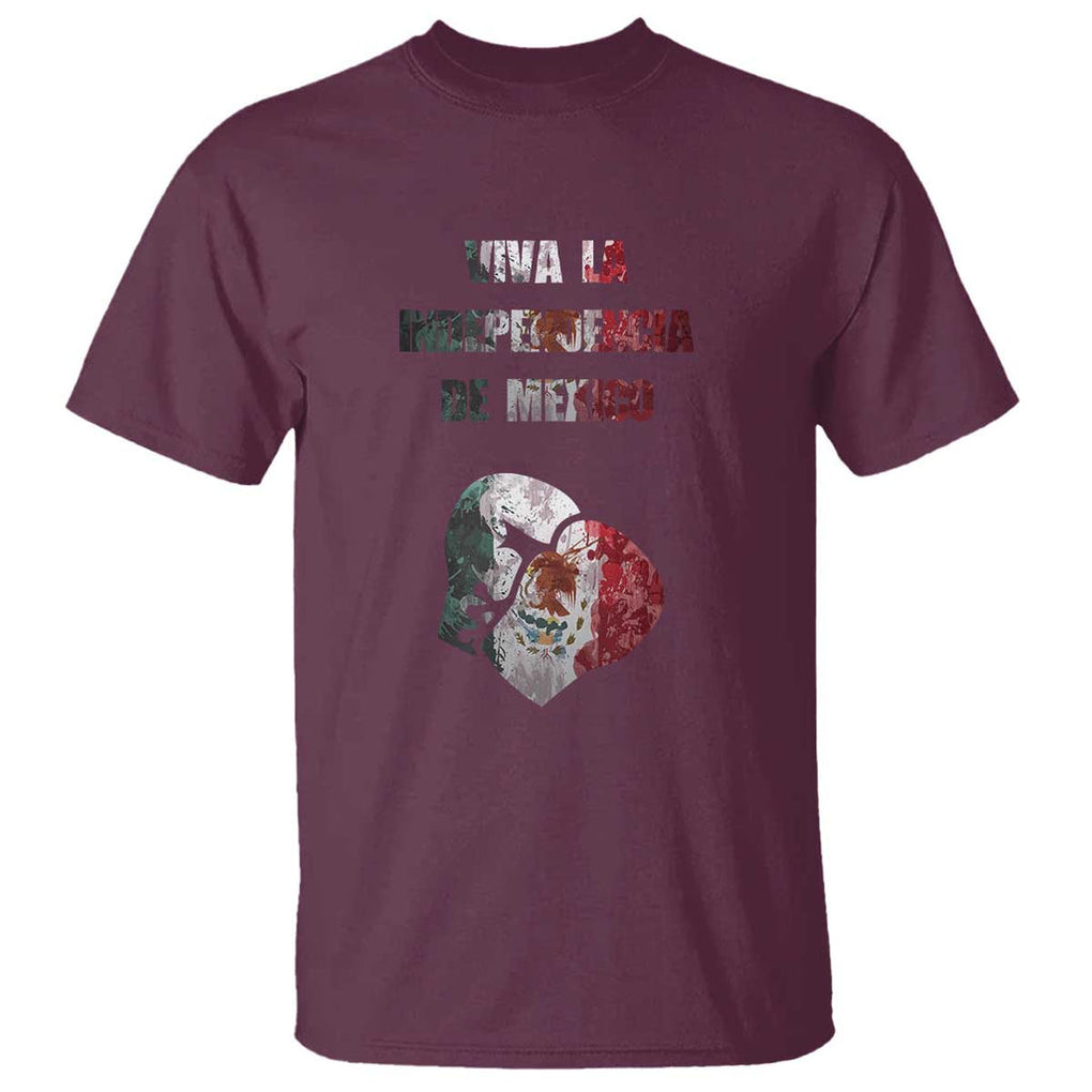 Stylish Mexico Independence Day Tee T Shirt Unisex Design for Men & Women TS01 Maroon Print Your Wear