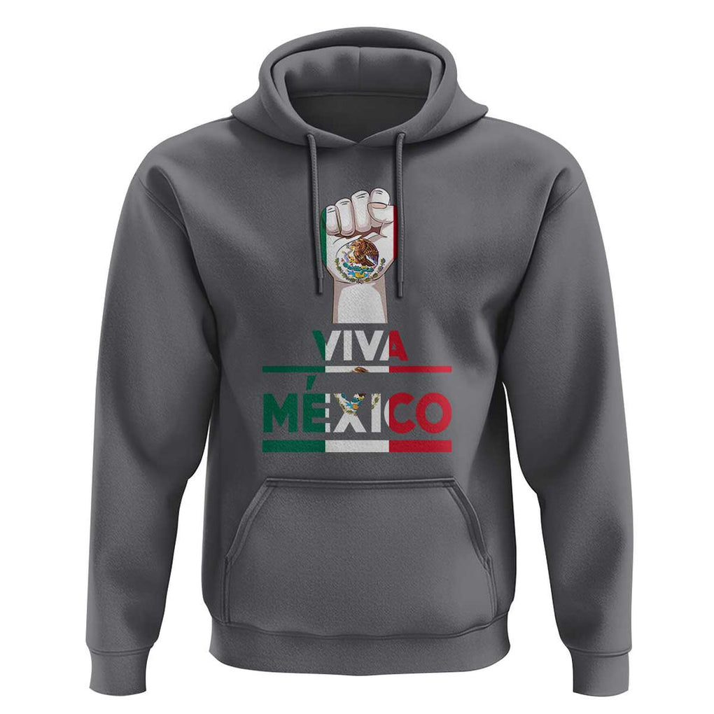 VIVA Mexico Independence Day Hoodie Celebrate Mexican Pride & Culture TS01 Charcoal Print Your Wear