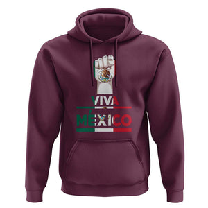 VIVA Mexico Independence Day Hoodie Celebrate Mexican Pride & Culture TS01 Maroon Print Your Wear