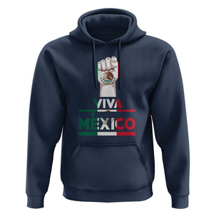 VIVA Mexico Independence Day Hoodie Celebrate Mexican Pride & Culture TS01 Navy Print Your Wear